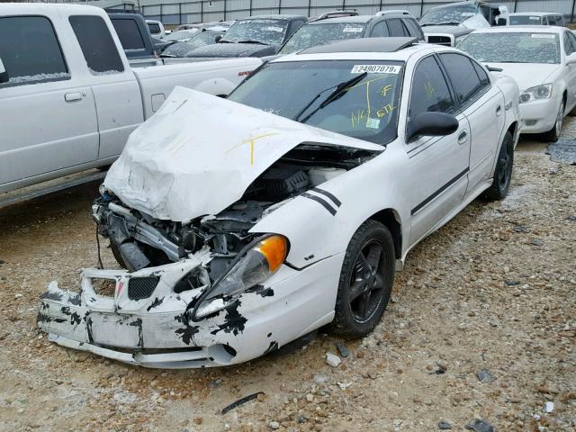 1G2NF52E84M685409 - 2004 PONTIAC GRAND AM S WHITE photo 2