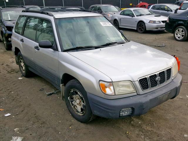 JF1SF63562G709131 - 2002 SUBARU FORESTER L SILVER photo 1