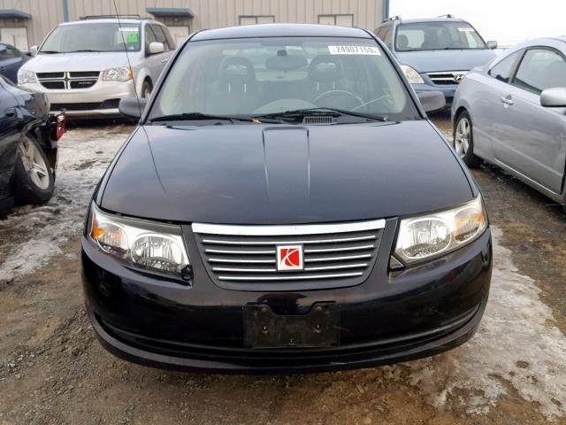 1G8AJ55F76Z180717 - 2006 SATURN ION LEVEL BLACK photo 9
