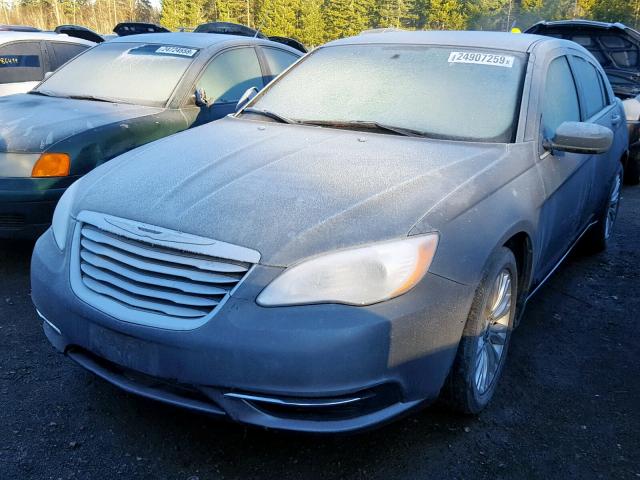 1C3CCBAB3DN671921 - 2013 CHRYSLER 200 LX GRAY photo 1