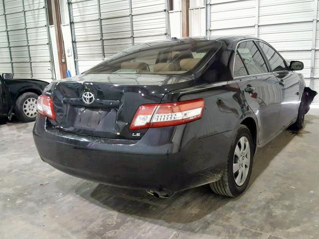 4T1BF3EK8BU147533 - 2011 TOYOTA CAMRY BASE BLACK photo 4