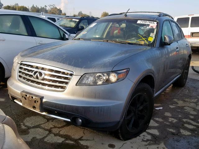 JNRAS08W67X201975 - 2007 INFINITI FX35 GRAY photo 2