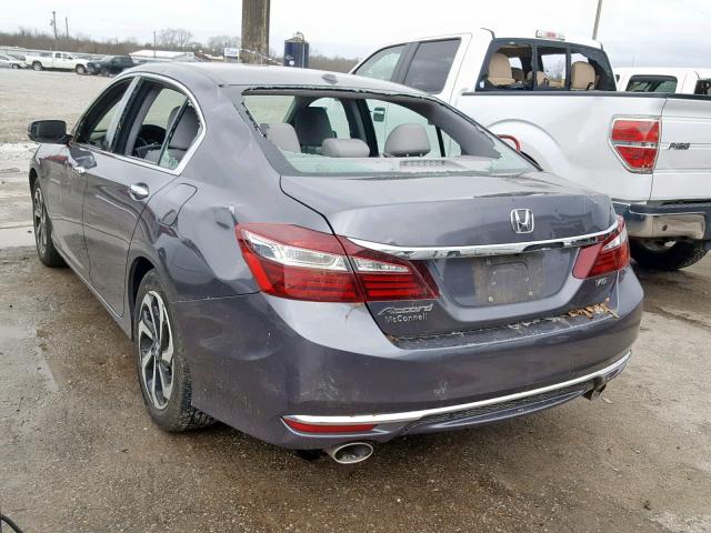 1HGCR3F04HA032775 - 2017 HONDA ACCORD EXL GRAY photo 3