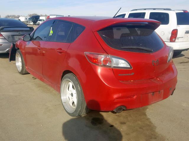 JM1BL1H46A1316530 - 2010 MAZDA SPEED 3 RED photo 3