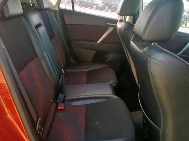 JM1BL1H46A1316530 - 2010 MAZDA SPEED 3 RED photo 6