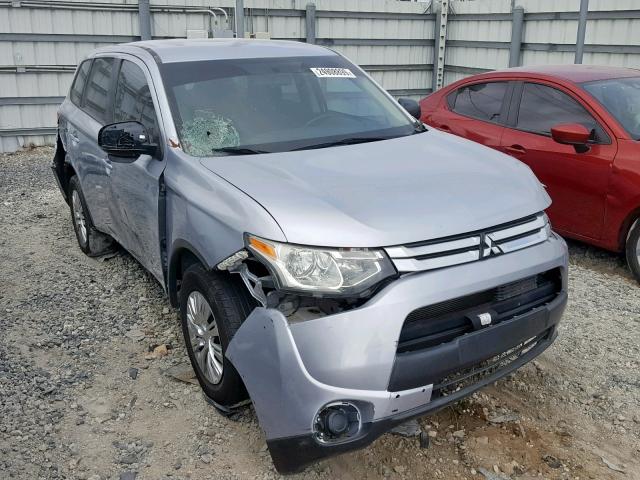 JA4AD2A35FZ013323 - 2015 MITSUBISHI OUTLANDER SILVER photo 1