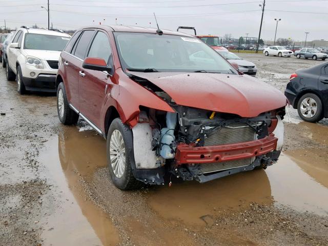 2LMDJ6JK7FBL32378 - 2015 LINCOLN MKX ORANGE photo 1