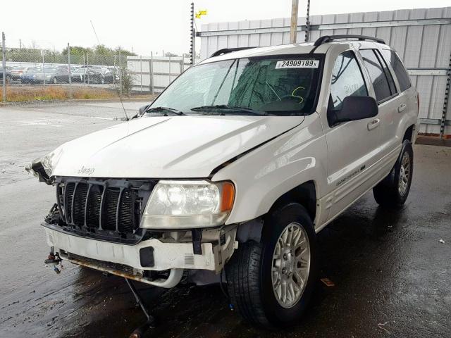 1J4GX58S04C146832 - 2004 JEEP GRAND CHER WHITE photo 2