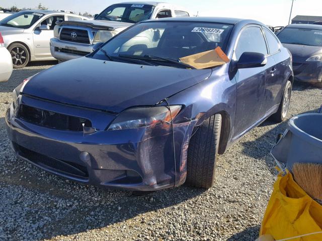 JTKDE3B75A0303218 - 2010 TOYOTA SCION TC ლურჯი ფოტო 2