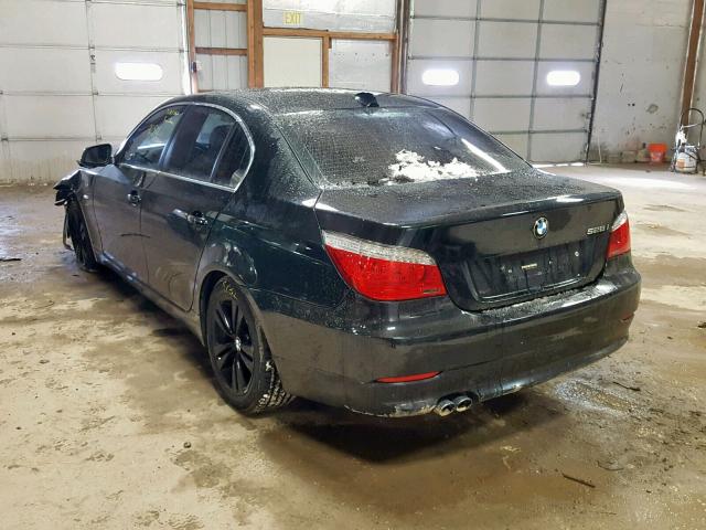 WBANV1C54AC388481 - 2010 BMW 528 XI BLACK photo 3