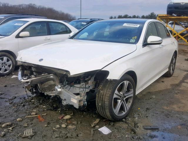 WDDZF4KB8JA358296 - 2018 MERCEDES-BENZ E 300 4MAT WHITE photo 2