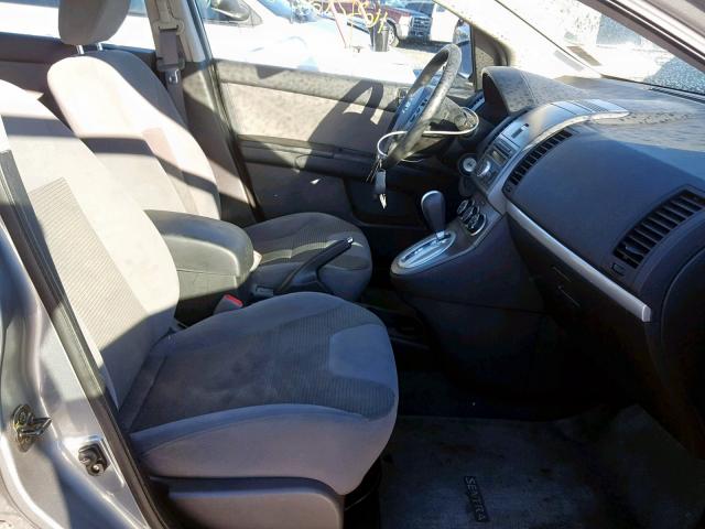 3N1AB6APXCL774988 - 2012 NISSAN SENTRA 2.0 GRAY photo 5