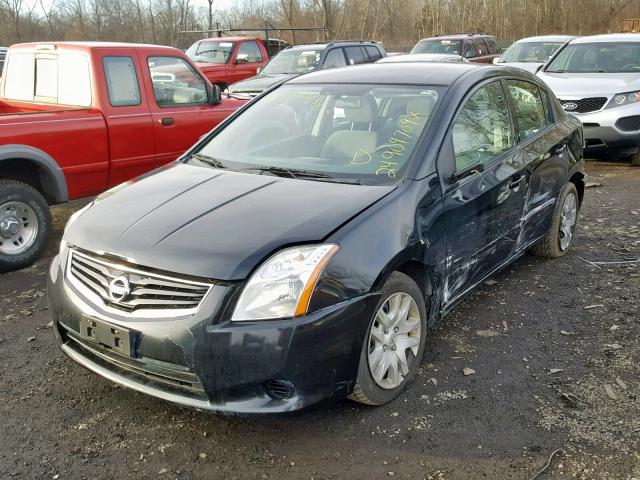 3N1AB6AP9CL713535 - 2012 NISSAN SENTRA 2.0 BLACK photo 2