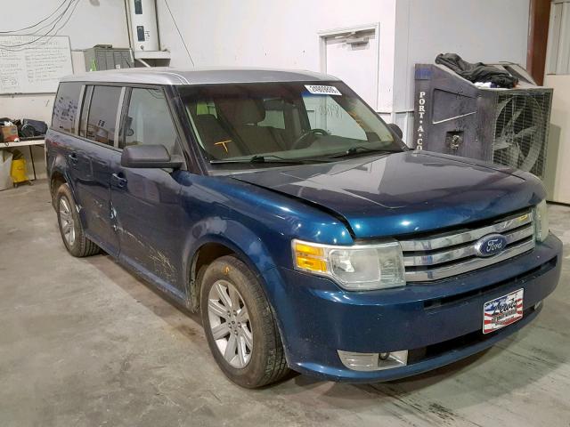 2FMGK5BC1BBD10832 - 2011 FORD FLEX SE BLUE photo 1