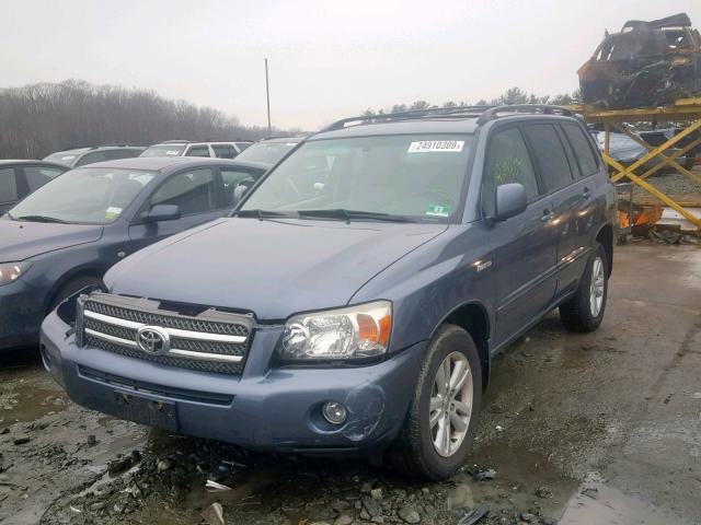 JTEEW21A860005328 - 2006 TOYOTA HIGHLANDER GRAY photo 2