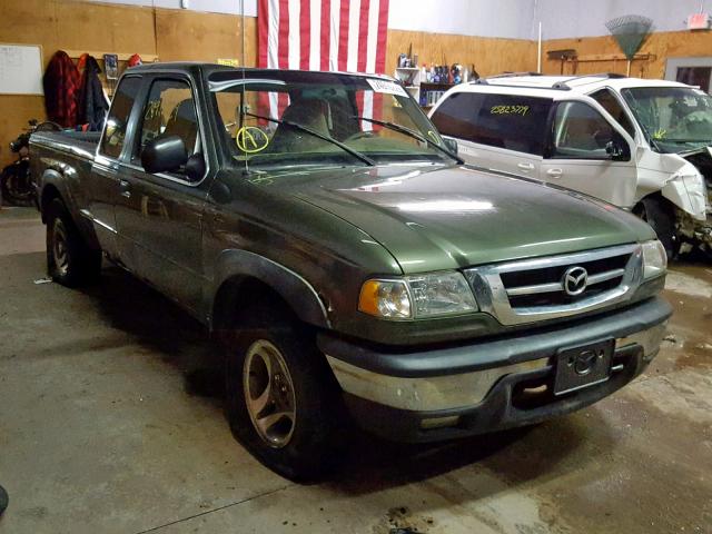 4F4ZR47E52TM09965 - 2002 MAZDA B4000 CAB GREEN photo 1