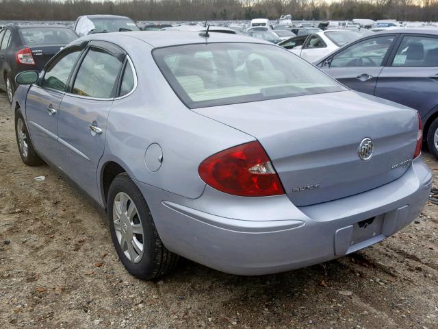 2G4WC582X61253341 - 2006 BUICK LACROSSE C BLUE photo 3