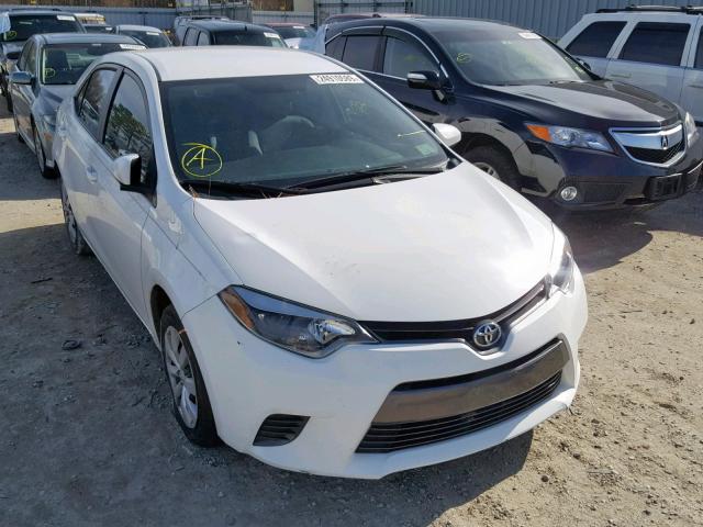 2T1BURHE0FC419062 - 2015 TOYOTA COROLLA L WHITE photo 1