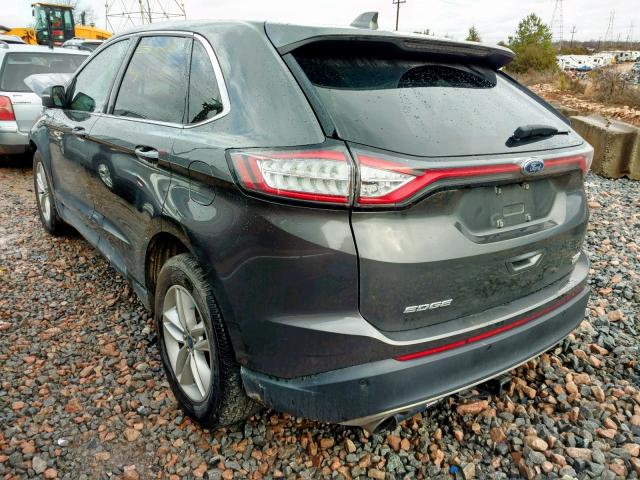 2FMPK3J93GBB47747 - 2016 FORD EDGE SEL GRAY photo 3