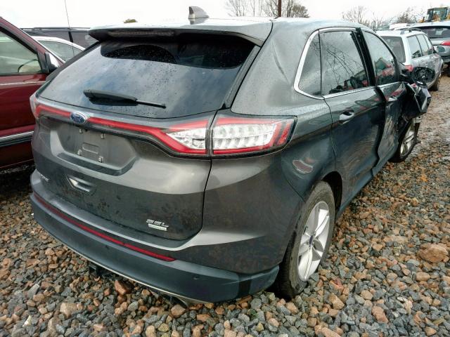 2FMPK3J93GBB47747 - 2016 FORD EDGE SEL GRAY photo 4