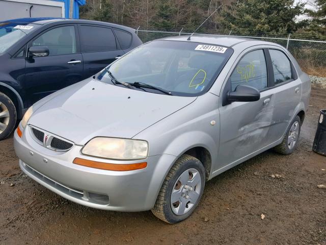 KL2TW52625B308134 - 2005 PONTIAC WAVE LT SILVER photo 2