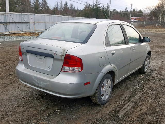 KL2TW52625B308134 - 2005 PONTIAC WAVE LT SILVER photo 4