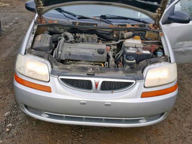 KL2TW52625B308134 - 2005 PONTIAC WAVE LT SILVER photo 7