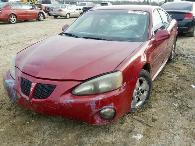 2G2WP522751330610 - 2005 PONTIAC GRAND PRIX MAROON photo 2