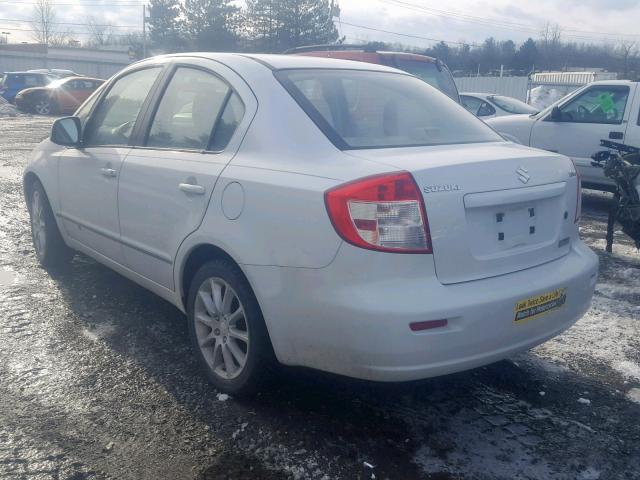 JS2YC5A26B6304561 - 2011 SUZUKI SX4 LE WHITE photo 3