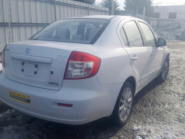 JS2YC5A26B6304561 - 2011 SUZUKI SX4 LE WHITE photo 4