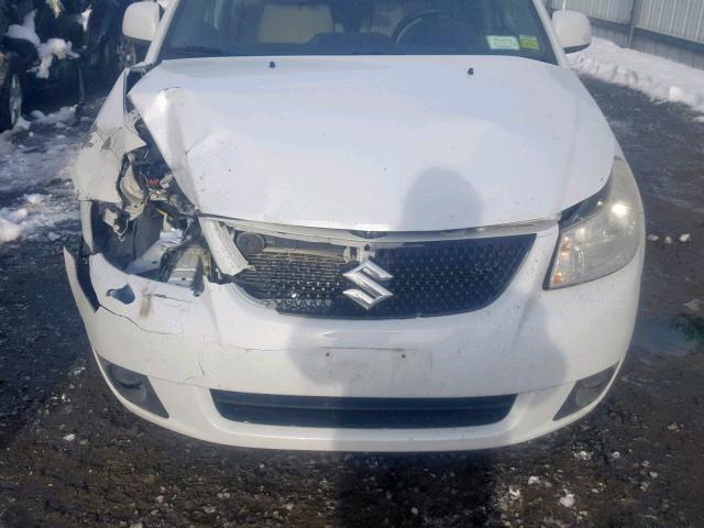 JS2YC5A26B6304561 - 2011 SUZUKI SX4 LE WHITE photo 7