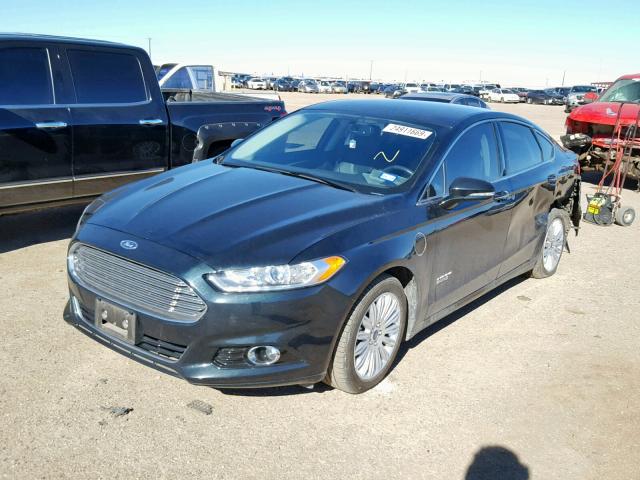 3FA6P0SU6ER201663 - 2014 FORD FUSION TIT BLACK photo 2