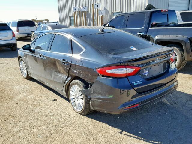 3FA6P0SU6ER201663 - 2014 FORD FUSION TIT BLACK photo 3