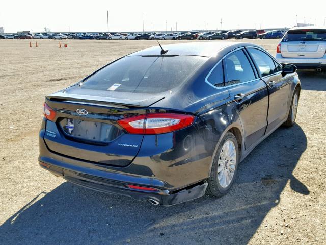 3FA6P0SU6ER201663 - 2014 FORD FUSION TIT BLACK photo 4