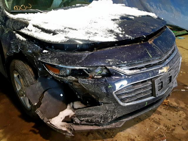 1G1ZB5ST6HF235235 - 2017 CHEVROLET MALIBU LS BLUE photo 9