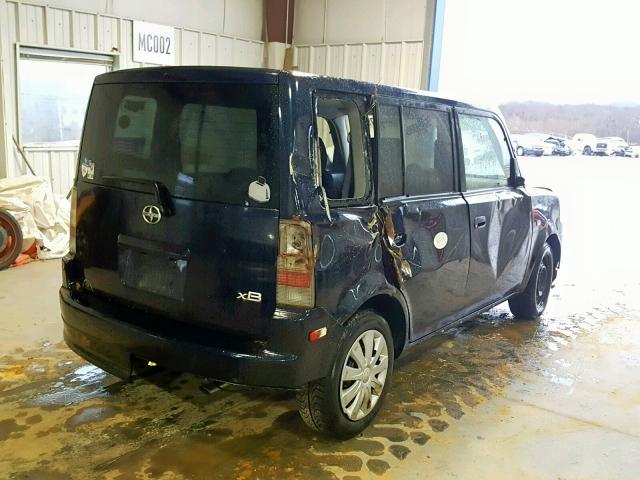 JTLKT334750190892 - 2005 TOYOTA SCION XB BLUE photo 4
