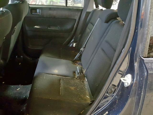 JTLKT334750190892 - 2005 TOYOTA SCION XB BLUE photo 6