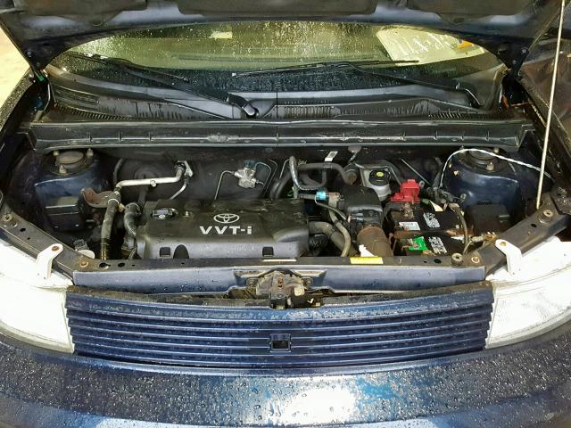 JTLKT334750190892 - 2005 TOYOTA SCION XB BLUE photo 7