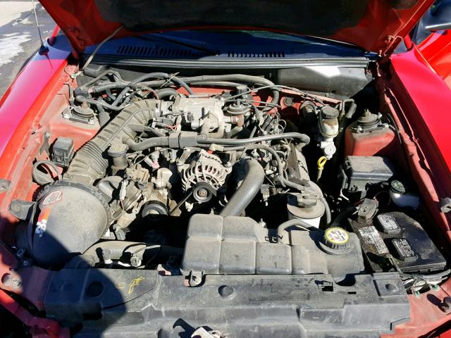 1FAFP45X94F214626 - 2004 FORD MUSTANG GT RED photo 7