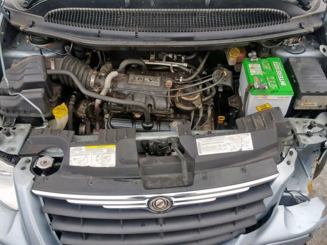 2C4GP54L35R383960 - 2005 CHRYSLER TOWN & COU BLUE photo 7