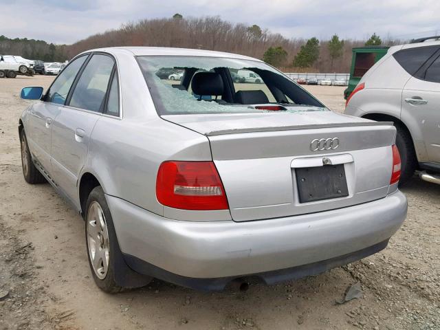 WAUDD28D2XA237874 - 1999 AUDI A4 2.8 SILVER photo 3