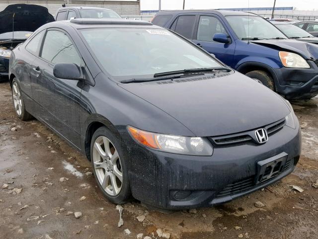 2HGFG12908H553554 - 2008 HONDA CIVIC EXL BLACK photo 1