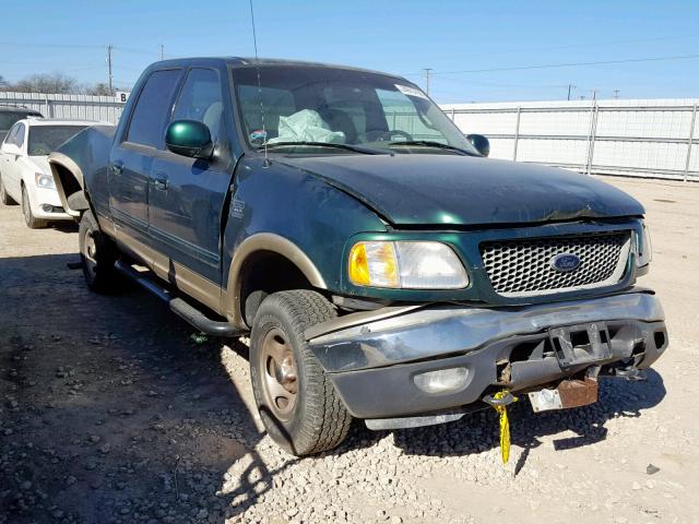 1FTRW08L71KE11860 - 2001 FORD F150 SUPER GREEN photo 1