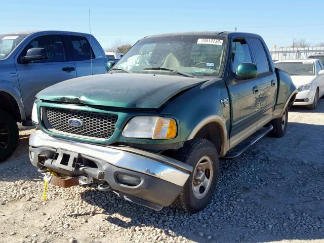 1FTRW08L71KE11860 - 2001 FORD F150 SUPER GREEN photo 2