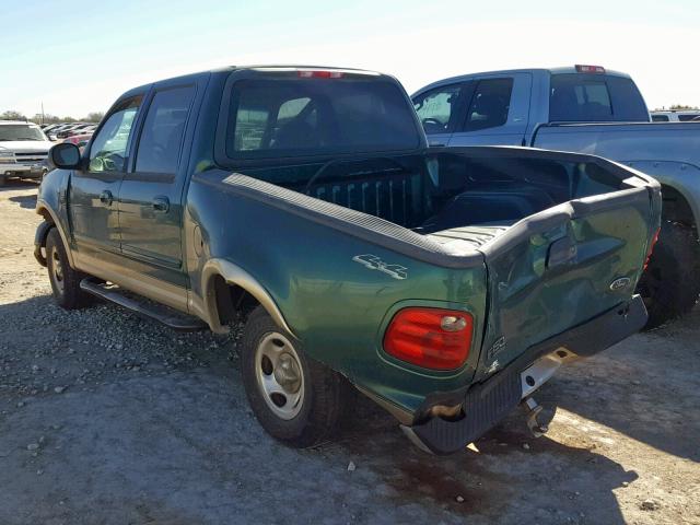 1FTRW08L71KE11860 - 2001 FORD F150 SUPER GREEN photo 3