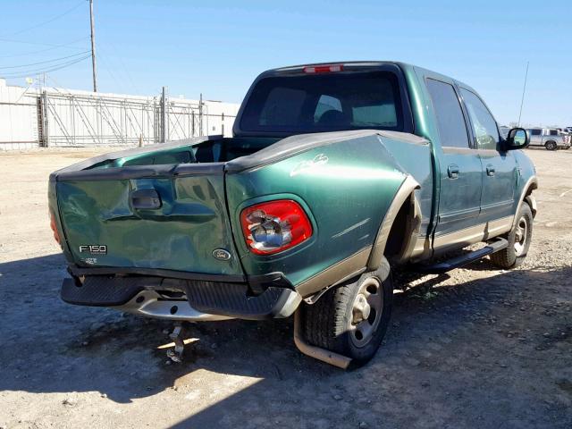 1FTRW08L71KE11860 - 2001 FORD F150 SUPER GREEN photo 4