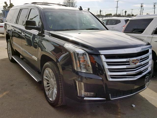 1GYS4UKJ8FR665527 - 2015 CADILLAC ESCALADE E BLACK photo 1