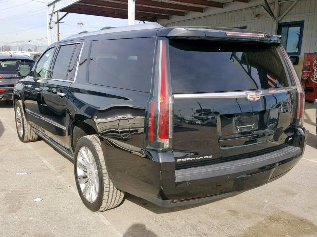 1GYS4UKJ8FR665527 - 2015 CADILLAC ESCALADE E BLACK photo 3