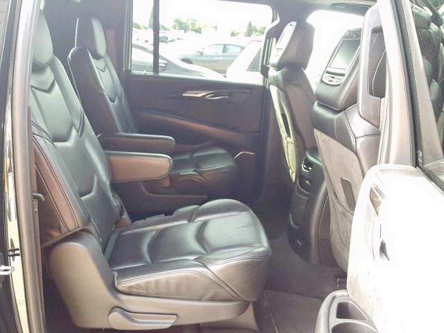 1GYS4UKJ8FR665527 - 2015 CADILLAC ESCALADE E BLACK photo 6