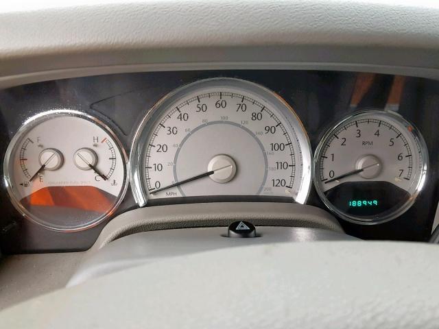 1A8HW58N37F586224 - 2007 CHRYSLER ASPEN LIMI BLACK photo 8